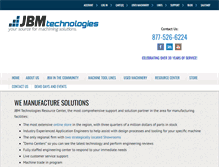Tablet Screenshot of jbmtechnologies.com